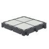 Dalles BLOXX avec pavé béton BLOXX 14x14 cm