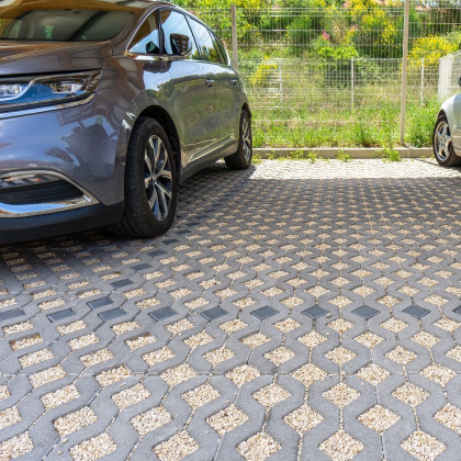 Dalle ROC en béton pour parking