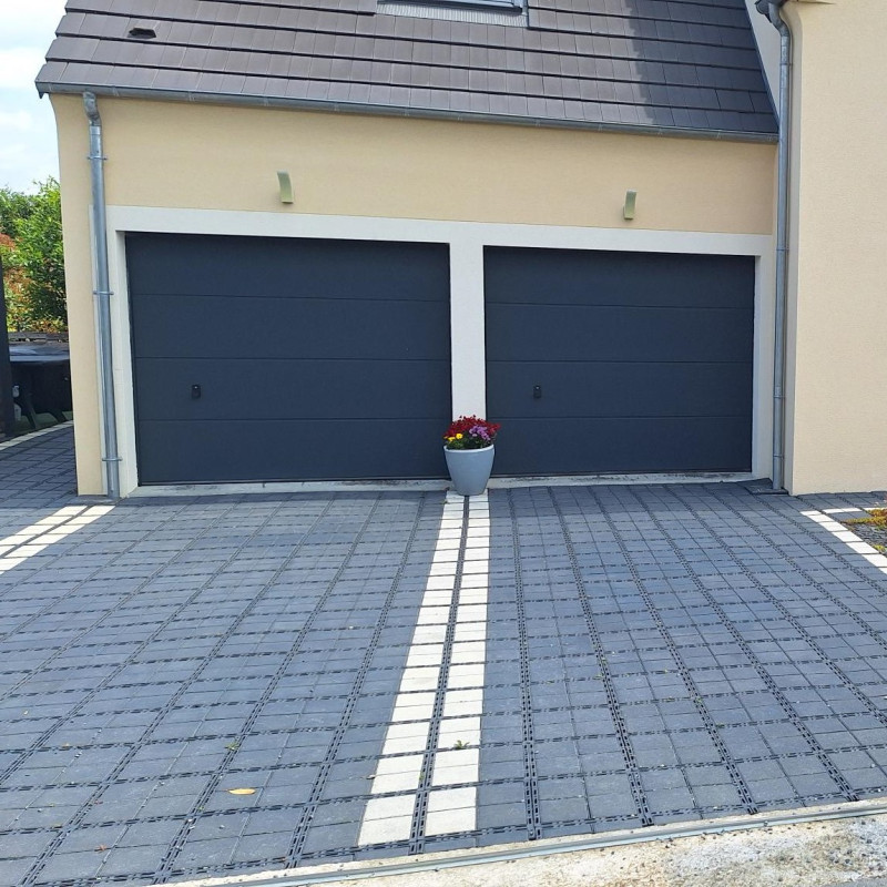Allée et parking de maison stabilisés