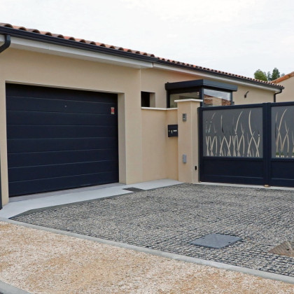 Entrée de maison stabilisé