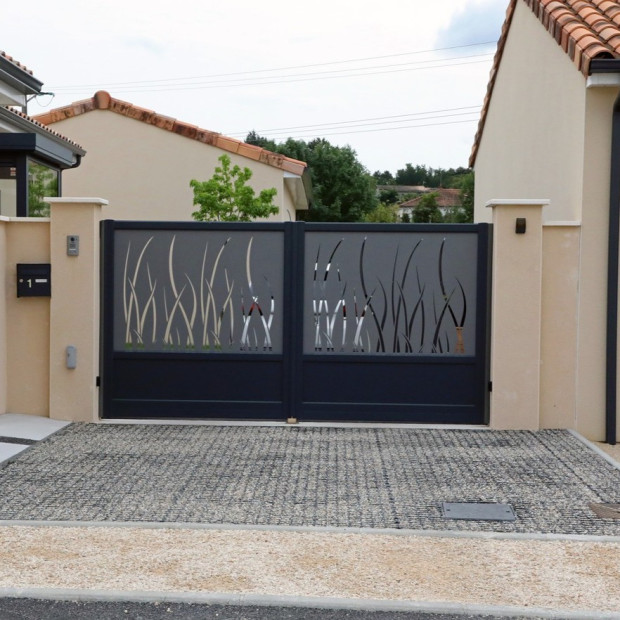 Entrée de maison stabilisé